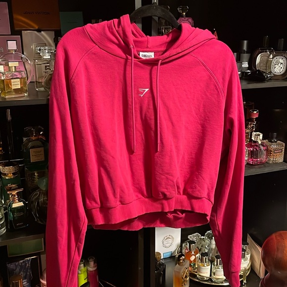 Gymshark Crop top Hoodie - Picture 1 of 2